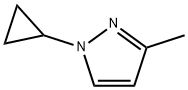 1H-?Pyrazole, 1-?cyclopropyl-?3-?methyl- Structure