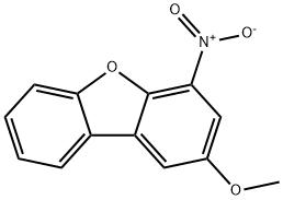 Dibenzofuran, 2-methoxy-4-nitro- Structure