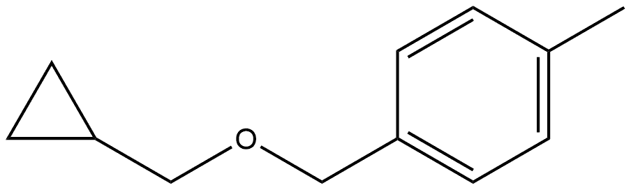 1-(Cyclopropylmethoxymethyl)-4-methylbenzene Structure