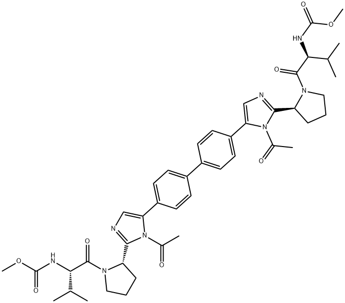 N-Acetyl Daclatasvir 구조식 이미지