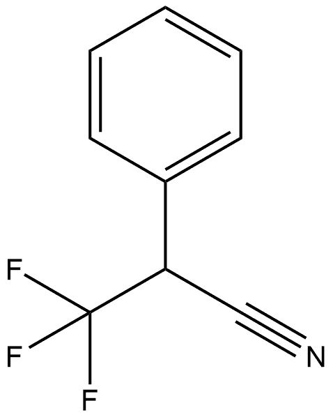 3,3,3-trifluoro-2-phenylpropanenitrile 구조식 이미지