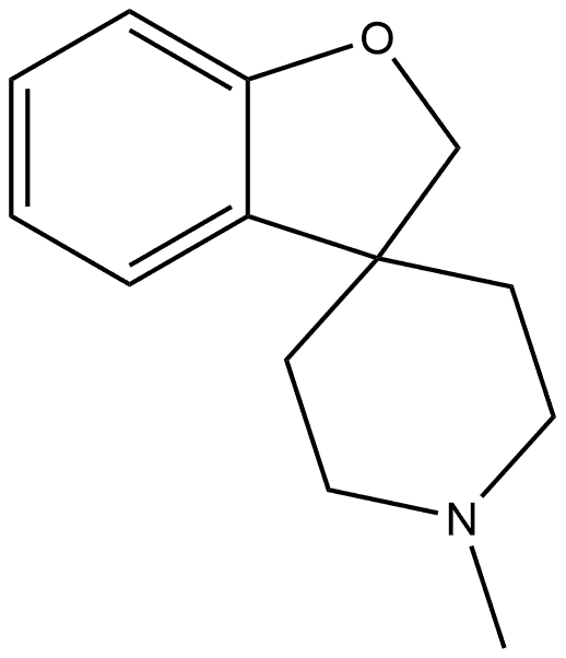 1''-Methyl-2H-spiro[benzofuran-3,4''-piperidine] 구조식 이미지