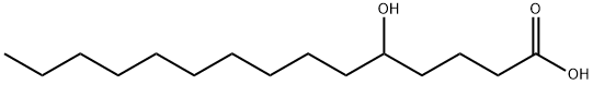 Pentadecanoic acid, 5-hydroxy- Structure