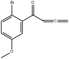 2,3-Butadien-1-one, 1-(2-bromo-5-methoxyphenyl)- Structure