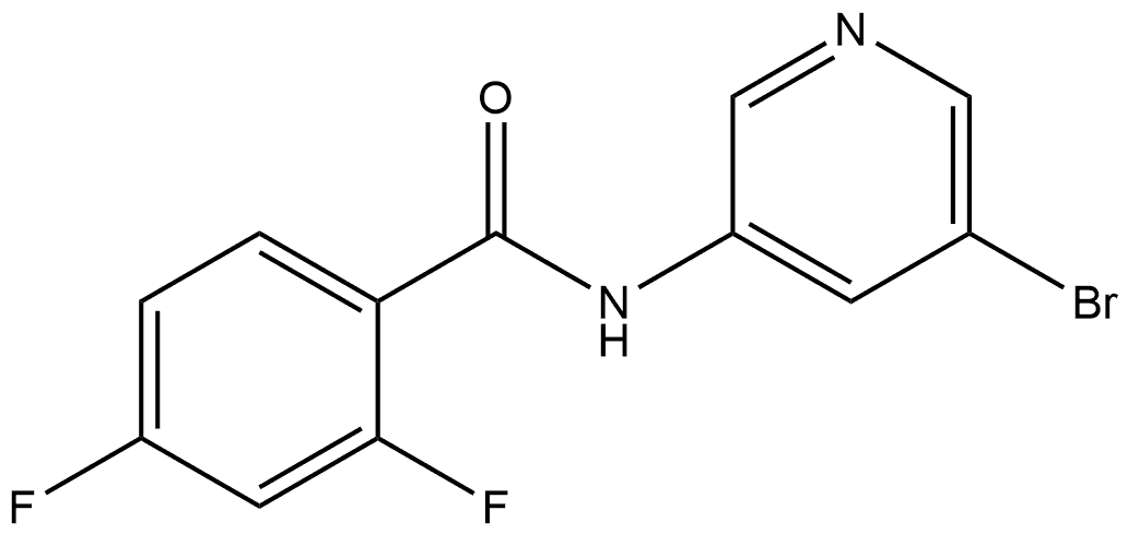 N-(5-Bromo-3-pyridinyl)-2,4-difluorobenzamide Structure