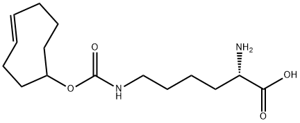 L-Lysine, N6-[[(4E)-4-cycloocten-1-yloxy]carbonyl]- Structure