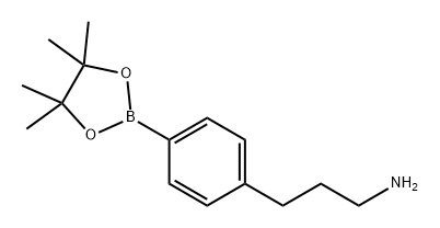 Benzenepropanamine, 4-(4,4,5,5-tetramethyl-1,3,2-dioxaborolan-2-yl)- Structure