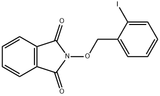 2-((2-Iodobenzyl)oxy)isoindoline-1,3-dione Structure