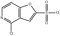 4-chlorofuro[3,2-c]pyridine-2-sulfonyl chloride Structure