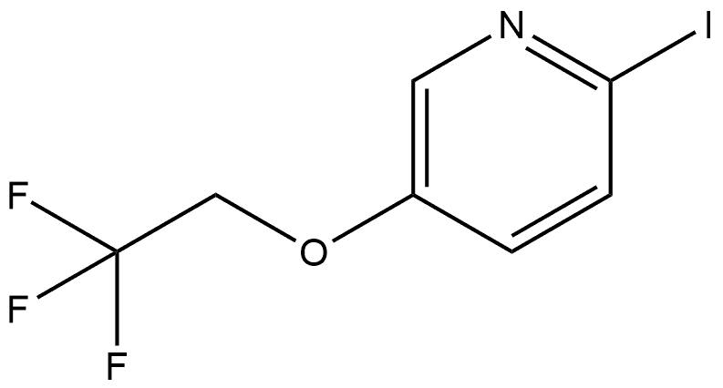 2-Iodo-5-(2,2,2-trifluoroethoxy)pyridine Structure