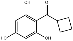 Methanone, cyclobutyl(2,4,6-trihydroxyphenyl)- Structure