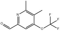 2,3-Dimethyl-4-(trifluoromethoxy)pyridine-6-carboxaldehyde Structure