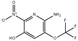 2-Amino-5-hydroxy-6-nitro-3-(trifluoromethoxy)pyridine Structure