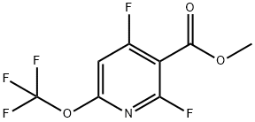 Methyl 2,4-difluoro-6-(trifluoromethoxy)pyridine-3-carboxylate Structure