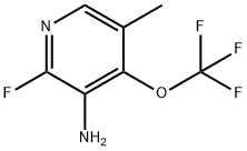 3-Amino-2-fluoro-5-methyl-4-(trifluoromethoxy)pyridine Structure