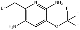 2-(Bromomethyl)-3,6-diamino-5-(trifluoromethoxy)pyridine Structure