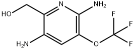 2,5-Diamino-3-(trifluoromethoxy)pyridine-6-methanol Structure