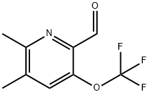 2,3-Dimethyl-5-(trifluoromethoxy)pyridine-6-carboxaldehyde Structure