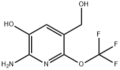 2-Amino-3-hydroxy-6-(trifluoromethoxy)pyridine-5-methanol Structure