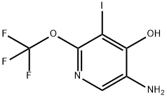 5-Amino-4-hydroxy-3-iodo-2-(trifluoromethoxy)pyridine Structure