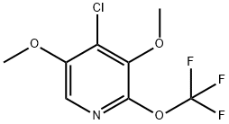 4-Chloro-3,5-dimethoxy-2-(trifluoromethoxy)pyridine Structure