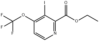 Ethyl 3-iodo-4-(trifluoromethoxy)pyridine-2-carboxylate 구조식 이미지