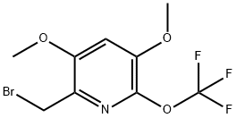 2-(Bromomethyl)-3,5-dimethoxy-6-(trifluoromethoxy)pyridine Structure