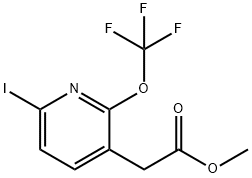 Methyl 6-iodo-2-(trifluoromethoxy)pyridine-3-acetate Structure