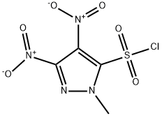 1H-Pyrazole-5-sulfonyl chloride, 1-methyl-3,4-dinitro- 구조식 이미지