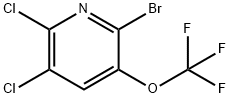 6-Bromo-2,3-dichloro-5-(trifluoromethoxy)pyridine Structure