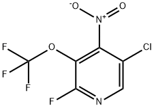 5-Chloro-2-fluoro-4-nitro-3-(trifluoromethoxy)pyridine Structure