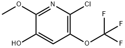 2-Chloro-5-hydroxy-6-methoxy-3-(trifluoromethoxy)pyridine Structure