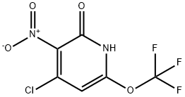 4-Chloro-2-hydroxy-3-nitro-6-(trifluoromethoxy)pyridine Structure