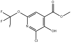 Methyl 2-chloro-3-hydroxy-6-(trifluoromethoxy)pyridine-4-carboxylate Structure