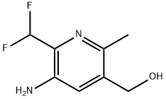 3-Amino-2-(difluoromethyl)-6-methylpyridine-5-methanol Structure