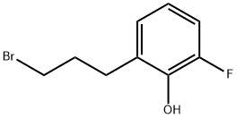 2-(3-Bromopropyl)-6-fluorophenol Structure