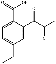 2-(2-Chloropropanoyl)-4-ethylbenzoic acid Structure