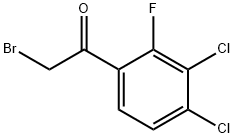 Ethanone, 2-bromo-1-(3,4-dichloro-2-fluorophenyl)- Structure