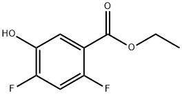 Ethyl 2,4-difluoro-5-hydroxybenzoate Structure
