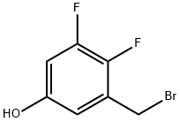 2,3-Difluoro-5-hydroxybenzyl bromide Structure