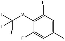 3,5-Difluoro-4-(trifluoromethylthio)toluene Structure