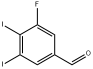 3,4-Diiodo-5-fluorobenzaldehyde 구조식 이미지