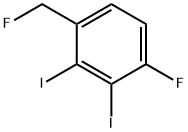 1,2-Diiodo-3-fluoro-6-(fluoromethyl)benzene Structure