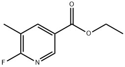 Ethyl 6-fluoro-5-methylnicotinate Structure
