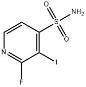 2-Fluoro-3-iodopyridine-4-sulfonamide Structure