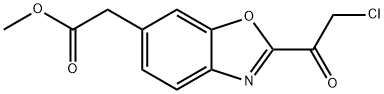 Methyl 2-(2-chloroacetyl)benzo[d]oxazole-6-acetate Structure