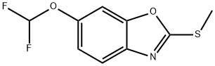 6-(Difluoromethoxy)-2-(methylthio)benzo[d]oxazole Structure