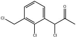 1-Chloro-1-(2-chloro-3-(chloromethyl)phenyl)propan-2-one Structure