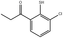 1-(3-Chloro-2-mercaptophenyl)propan-1-one Structure