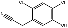 2,4-Dichloro-5-hydroxyphenylacetonitrile Structure